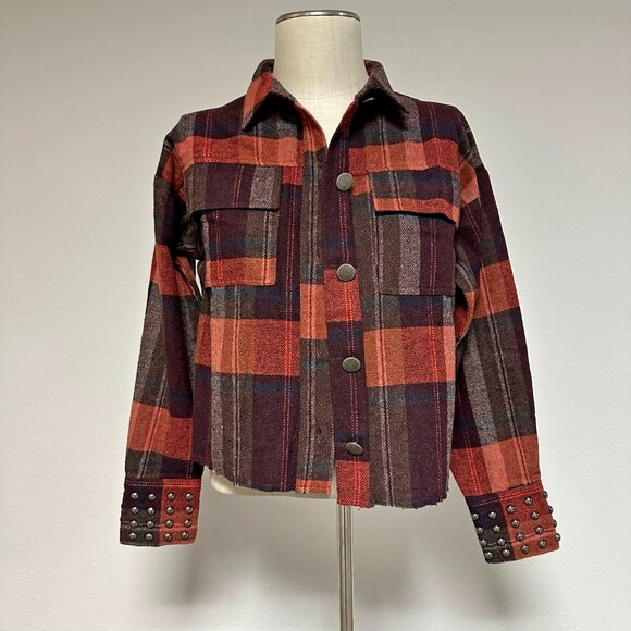 *NEW* Haptics Plaid Shacket - Picture 2 of 8
